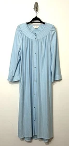 Abrigo Dan Ellen Vintage Casa Bata Talla 2X Azul Maxi Polar Bolsillos Grannycore - Imagen 1 de 7