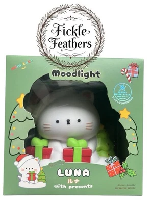 Mimicoco Moodlight Luna com presentes Santa luz noturna quente NOVO NA CAIXA - Imagem 1 de 4