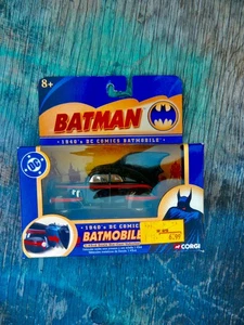Corgi Batman 1940's BATMOBILE 1:43 Scale Diecast DC Comics 77506 NEW - Picture 1 of 3