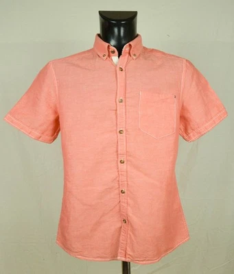 MENS ESPRIT SHIRT SHORT SLEEVE LINEN COTTON SIZE M EXCL ../ - Image 1 of 4