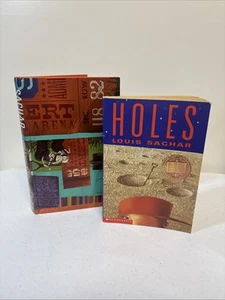 Lot Of 2 HOLES Paperback and SMALL STEPS Hardback 1st Edition By Louis Sachar - Picture 1 of 6