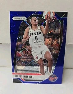Kelsey Mitchell 2024-25 Panini Prizm WNBA Blue Velocity Indiana Fever #64 - Picture 1 of 3