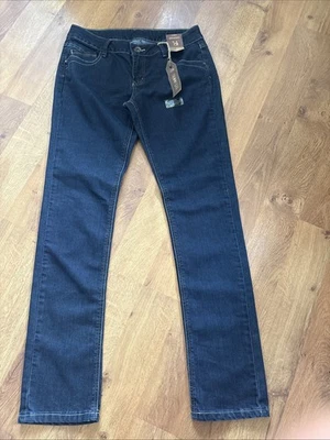 Dorothy Perkins Navy Skinny Jeans Long Size 14 New With Tags - Image 1 of 4