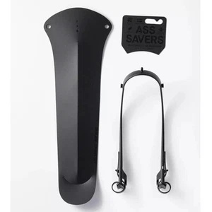 Ass Savers Win Wing Clip On Rear Bike Mudguard Fender - Black - Picture 1 of 4