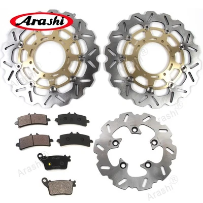 For Suzuki GSXR600 GSXR750 2011-2017 Front Rear Brake Disc Rotor + Brake Pads - Image 1 of 4