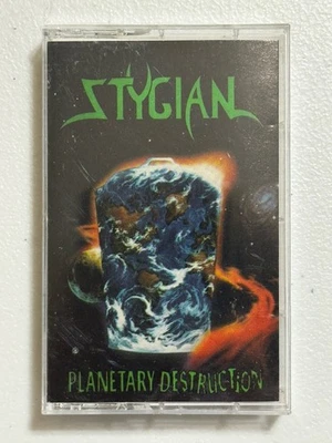 Stygian Planetary Destruction Cassette Tape Original 1992 Leviathan Records - Imagem 1 de 4