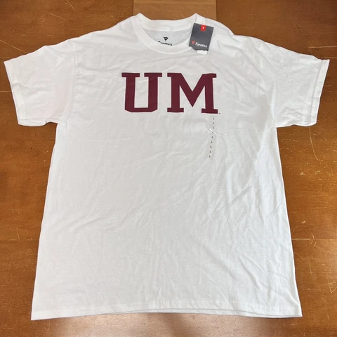 Montana Grizzlies Shirt Mens Large White Fanatics Short Sleeve T Cover