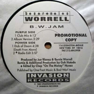 Bernie Worrell - B.W. Jam 12" Promo Vinyl Schallplatte 5 - Bild 1 von 2