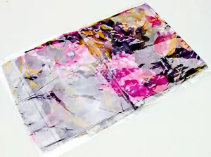 Bufanda floral rosa y amarillo verde para mujer - peso ligero - 18"" x 58"" - nuevo sin etiquetas - Imagen 1 de 3