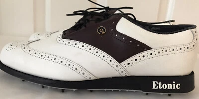 Zapato de golf Oxford con punta de ala Etonic Stabilites para hombre 8,5 Foto 1 de 4