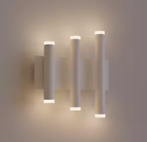 Applique da parete a led design moderno bianco 3 luci MN-321 - Imagen 1 de 1