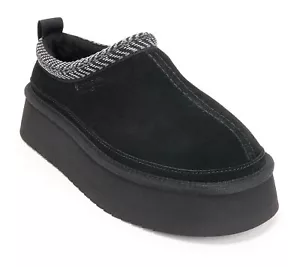 Ciabatte Koolaburra by UGG scamosciate plateau nere 11/M usate - Foto 1 di 2