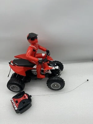 Polaris ATV Outlaw W/ Rider & Remote Tested And Works Great! Red - Image 1 of 4