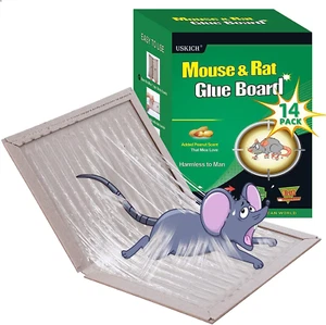 14 Pack Mouse Traps Indoor for Home Rat Traps with Enhanced Stickiness NEW - Picture 1 of 12