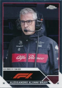 ALESSANDRO ALUNNI BRAVI #100 2023 Topps Chrome F1 Formula 1 ALFA ROMEO - Picture 1 of 2