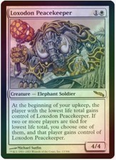 1 x Loxodon Peacekeeper - Foil - Mirrodin - LP - Magic The Gathering - MTG