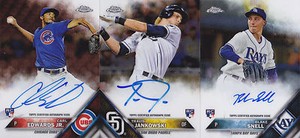 2016 Topps Chrome Travis Jankowski Auto Rookie Padres
