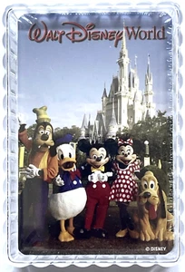 NUEVO RETIRADO WALT DISNEY WORLD PARK FOTOS JUGAR A LAS CARTAS EN ESTUCHE DE PLÁSTICO - Imagen 1 de 3