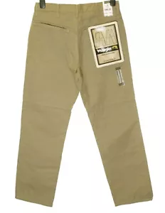 New Authentic Men's Wrangler Peak Denim Jeans Button Fly Comfort Fit Buff - Picture 1 of 2