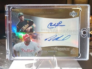 2005 Upper Deck Reflections Ryan Howard Dual Signature Phillies #CTRH Auto - Picture 1 of 2