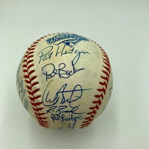 1993 Toronto Blue Jays World Series Champs Team Signed Baseball JSA COA - Picture 1 of 12