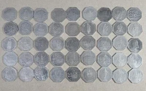20 Pfg. Nuremberg-Further Strassenbahn Tokens 1920's Germany 45 Pc, Complete Set - Picture 1 of 6