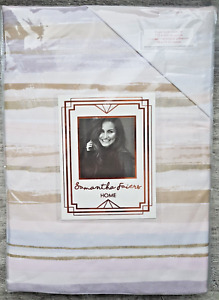 Samantha Faiers Single Duvet Cover Set 100% Cotton Sateen Serena Stripe 135x200