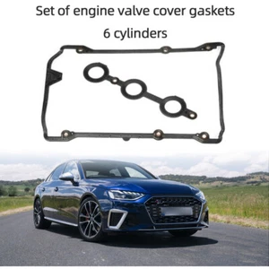 Engine Valve Cover Gaskets 6 Cylinders 078103483M For Audi A4 A6 S6 VW - Picture 1 of 1