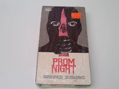 Prom Night 1980 VHS USA NTSC Paul Lynch Jamie Lee Curtis Horror Cult Slasher MCA - Bild 1 von 4