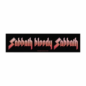 BLACK SABBATH SABBATH BLOODY SABBATH 20CM WIDE SUPER STRIP WOVEN PATCH OFFICIAL - Picture 1 of 7
