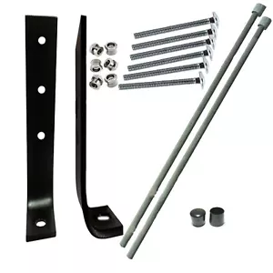 Shed, Gazebo etc Security Anchor Bracket Bolt Fixing / Soft Ground Kits (LONG) - Picture 1 of 6