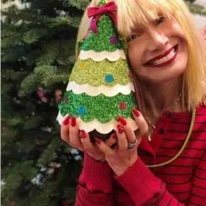Betsey Johnson Umhängetasche grün Weihnachtsbaum neu mit Etikett - Bild 1 von 4