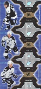 Martin St. Louis Vincent Lecavalier Brad Richards 2006-07 Upper Deck SPX Cards 3