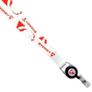 Team AFL Footy Lanyard Detachable Keyring Retractable Cord ID Holder - Picture 1 of 18