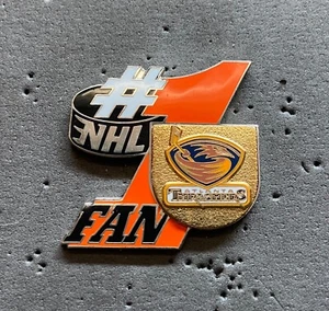 Atlanta Thrashers No. 1 Fan NHL Hockey Pin - Imagen 1 de 1