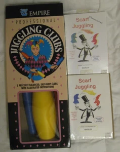 Lot of 3 Juggling Fun - includes Empire Professional Clubs and Scarf / Scarves - Picture 1 of 4
