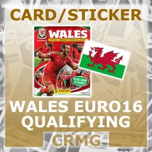WALES CYMRU PANINI 2016 ROAD TO UEFA EURO 2016 QUALIFYING CAMPAIGN - Picture 1 of 2