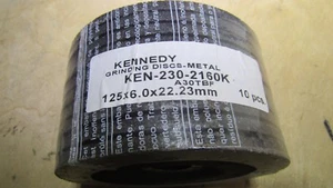 10 discos de metal de molienda Kennedy 125 x 6 x 22,23 Industria - Nuevos otros - Imagen 1 de 5