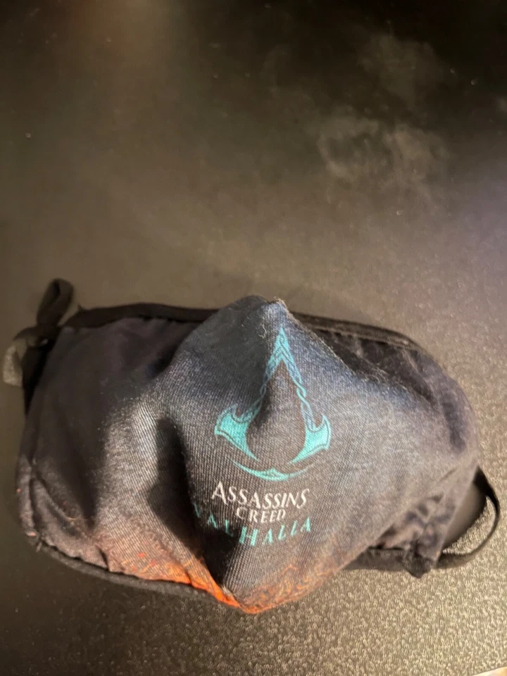 Assassins Creed Valhalla Face Mask Black Mask - Image 1 of 1