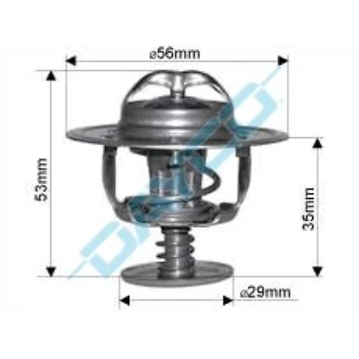 THERMOSTAT & GASKET FITS MITSUBISHI OUTLANDER WITH 2.4L 4B12 4J12 ENGINE 2007-ON - Image 1 of 2