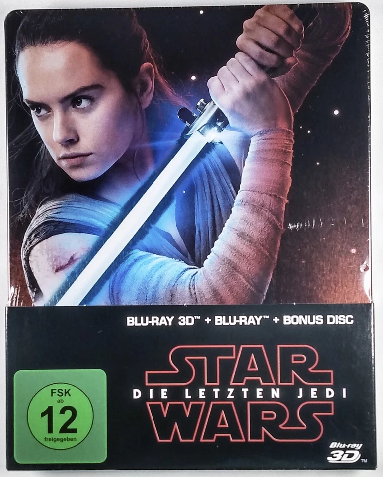 Steelbook Star Wars - The Last Jedi 2d & 3d Limited Edition 3 Blu-ray