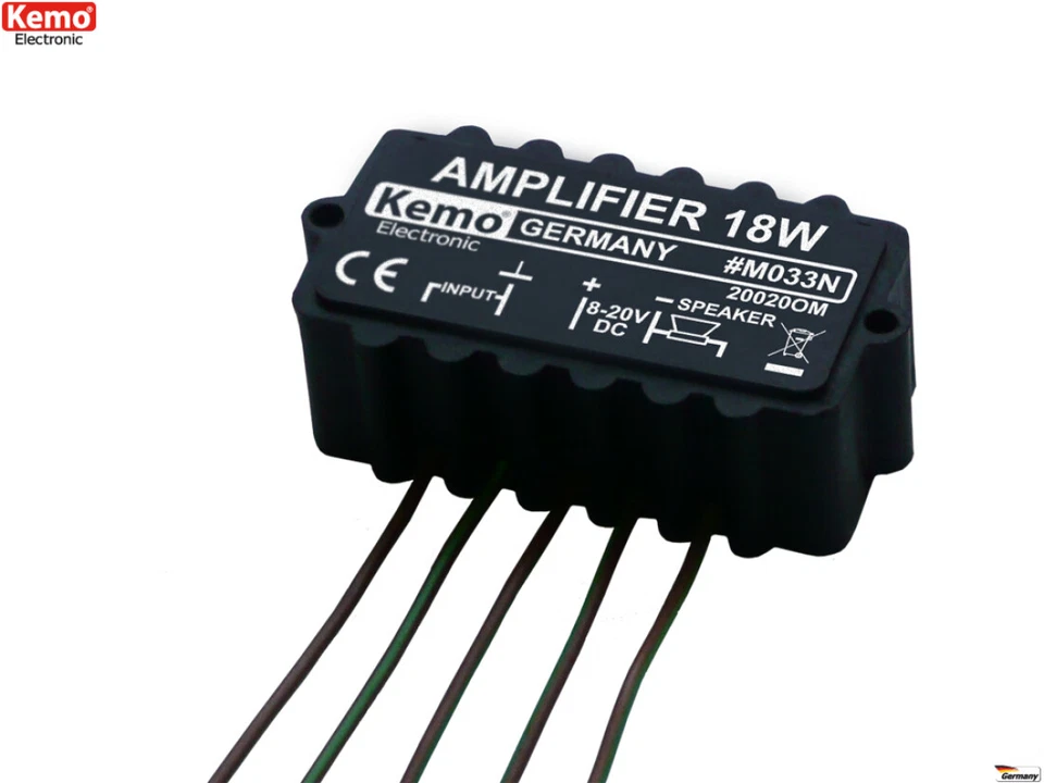 18Watt Verstärker Modul Universal Mono 6V - 20V DC KEMO Modul M033N - Bild 1 von 1