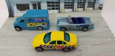 Set of 3 Matchbox SpongeBob SquarePants, Squidward, Patrick die-cast cars Trucks - Image 1 of 4