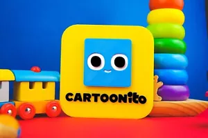 Cartoonito Logo 3D bedruckt vorgetäuscht zu spielen Spielzeug 20th Century Fox TVOKIDS 3D-Druck - Bild 1 von 4