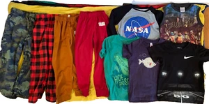 9 pieces boys clothes size 6/7 Gap pants Carter fleese Pj bottom The Nike tee U8 - Picture 1 of 11