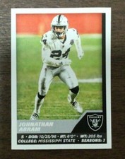2021 Panini NFL Sticker & Card Collection JOHNATHAN ABRAM RAIDERS #277 (STICKER)