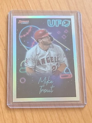 2022 Bowman's Best UFO Mike Trout Chrome Refractor - Image 1 of 2