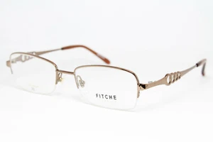 FITCHE 4168U Original Brille Eyeglasses Occhiali Bril TITANIUM Halbrand Braun - Imagen 1 de 6