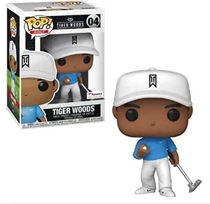 Funko POP Golf Tiger Woods Blue Shirt, 51185 - Imagen 1 de 3