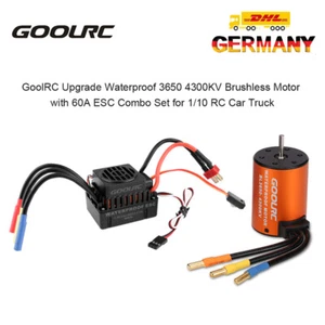 GoolRC 60A ESC + 3650 4300KV motor sin cepillos conjunto combo para camión de radiocontrol F5U5 - Imagen 1 de 12